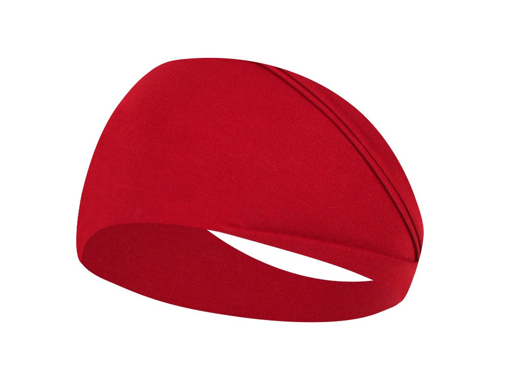 Solid Wide Elastic Yoga Sweatband - Color_05