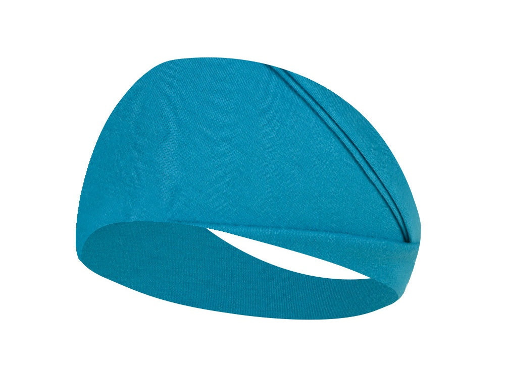 Solid Wide Elastic Yoga Sweatband - Color_11