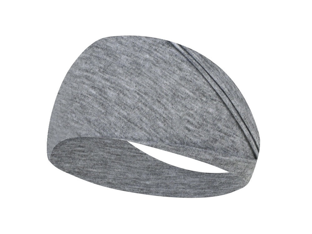 Solid Wide Elastic Yoga Sweatband - Color_18