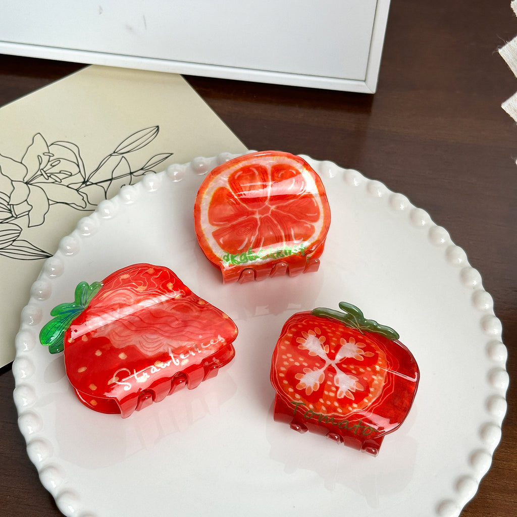 Fruit Shaped Jelly Hair Claw Clip - view 2