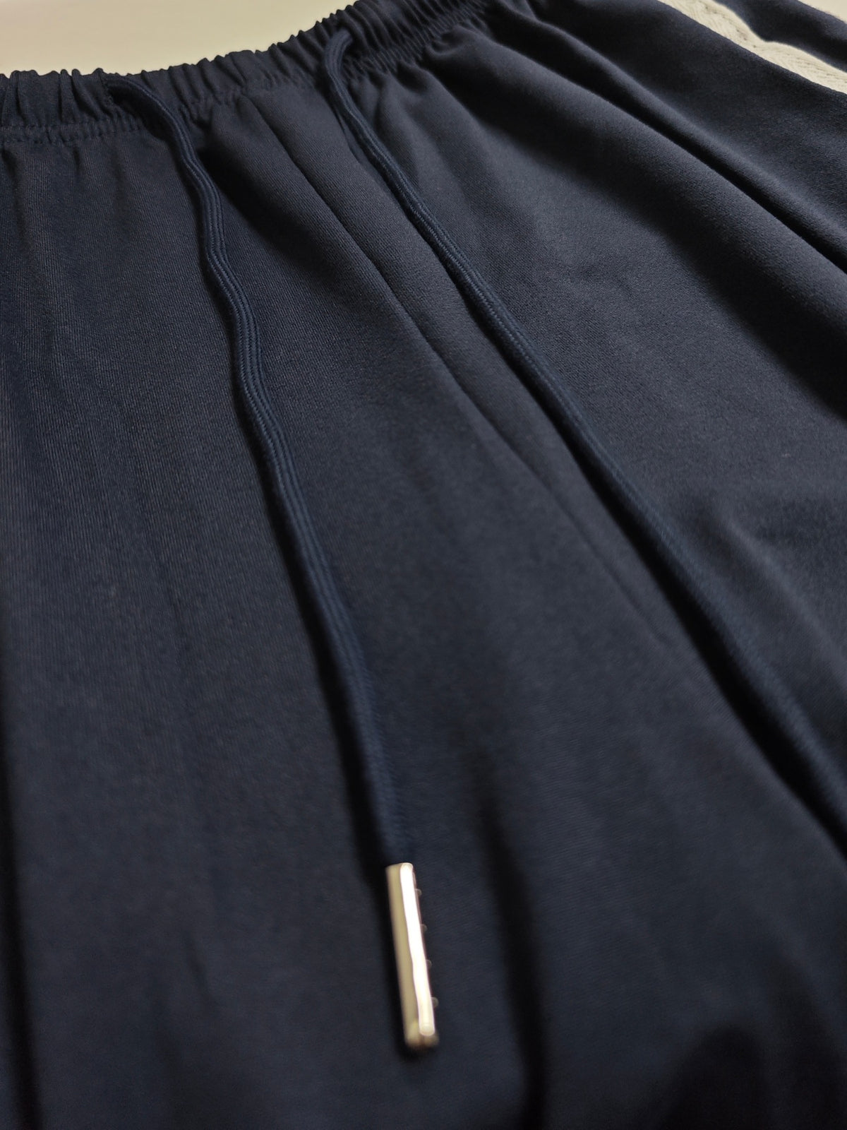 Side Stripe Wide Leg Track Pants - DarkBlue - 1