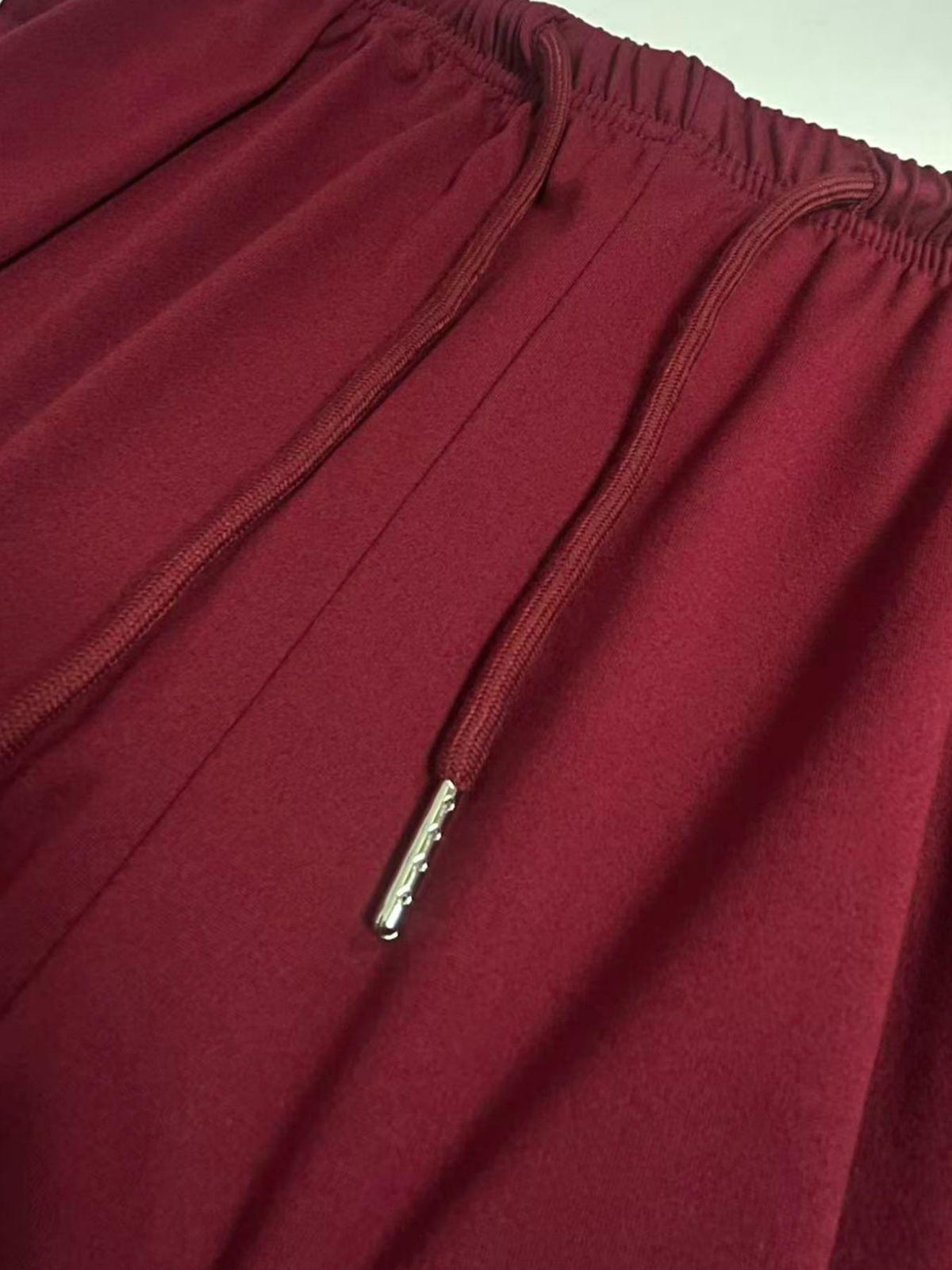 Side Stripe Wide Leg Track Pants - Wine_red - 6