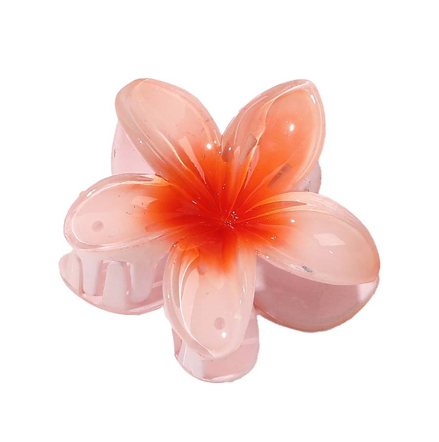 Tropical Plumeria Blossom Claw Hair Clip - view 2