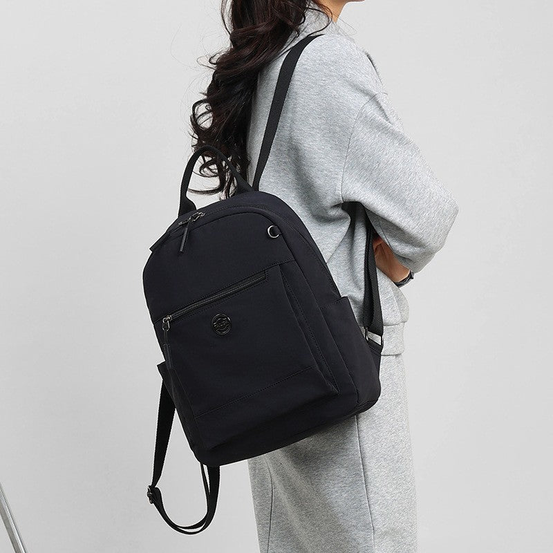 Lightweight Water-Resistant Nylon Backpack