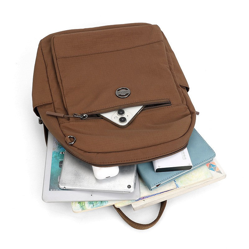 Lightweight Water-Resistant Nylon Backpack