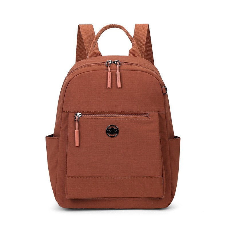 Lightweight Water-Resistant Nylon Backpack