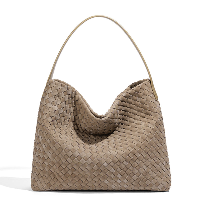 Woven Slouchy Hobo Shoulder Bag - SageGreen