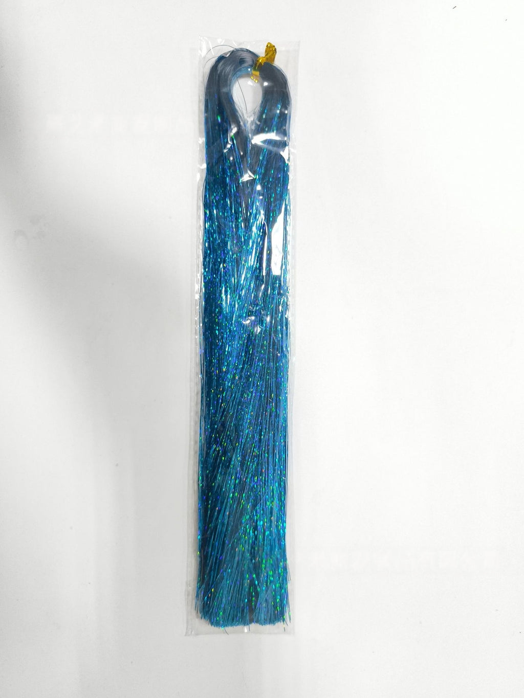 Shimmering Tinsel Icicle Strands for Christmas Trees - Blue