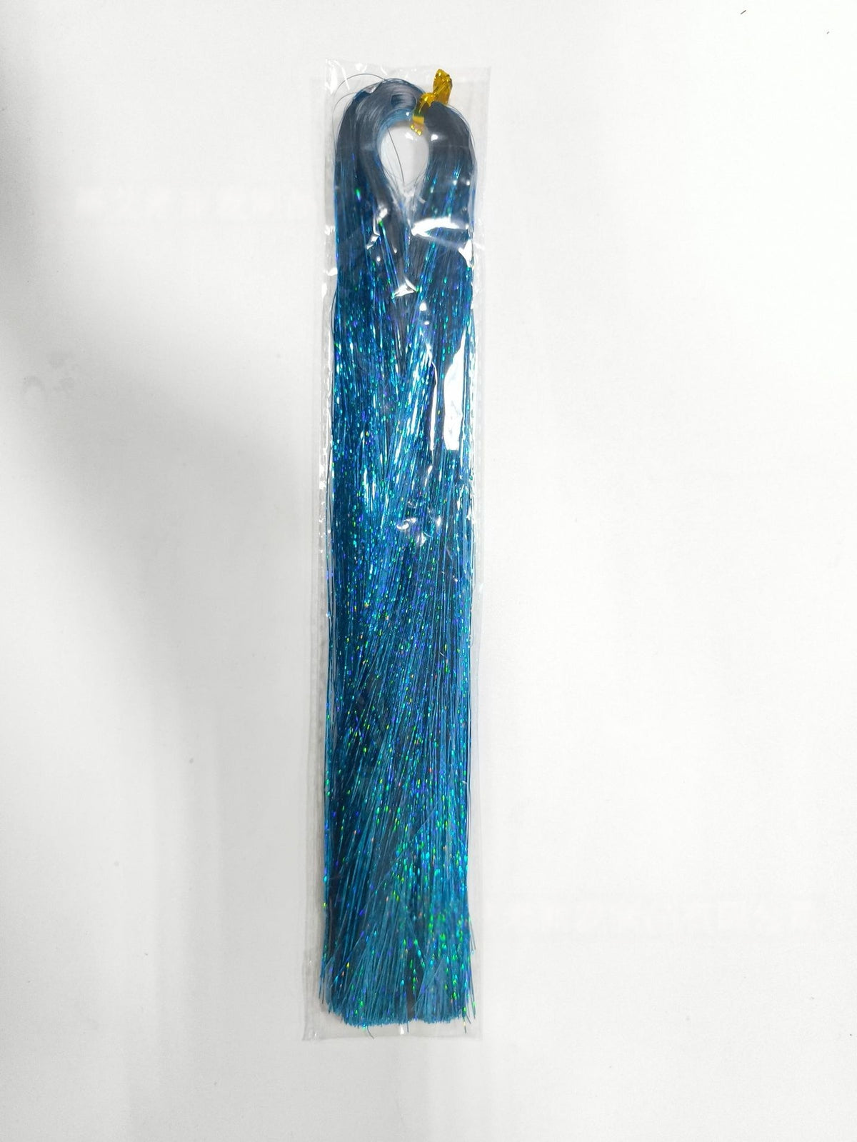 Shimmering Tinsel Icicle Strands for Christmas Trees - Blue