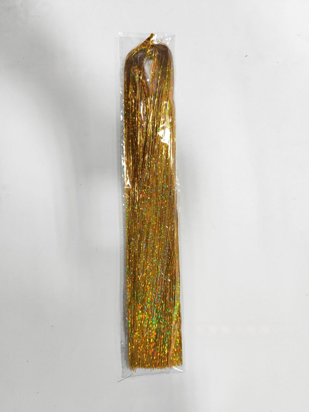 Shimmering Tinsel Icicle Strands for Christmas Trees - bronze