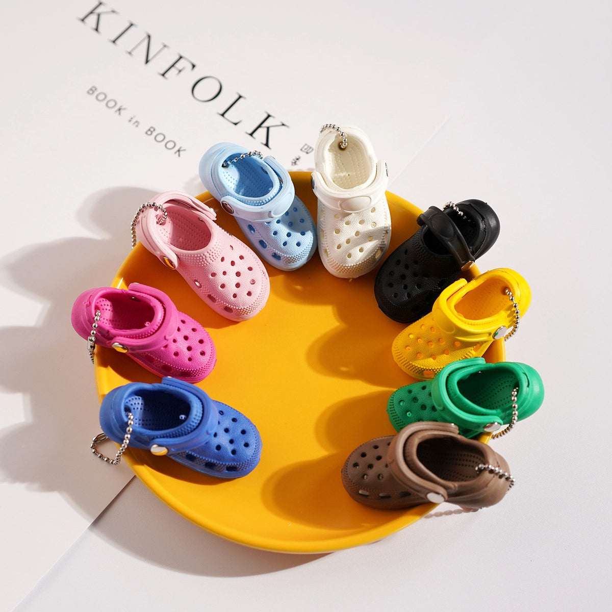 Mini Clog Shoe Charm Keychain - view 1