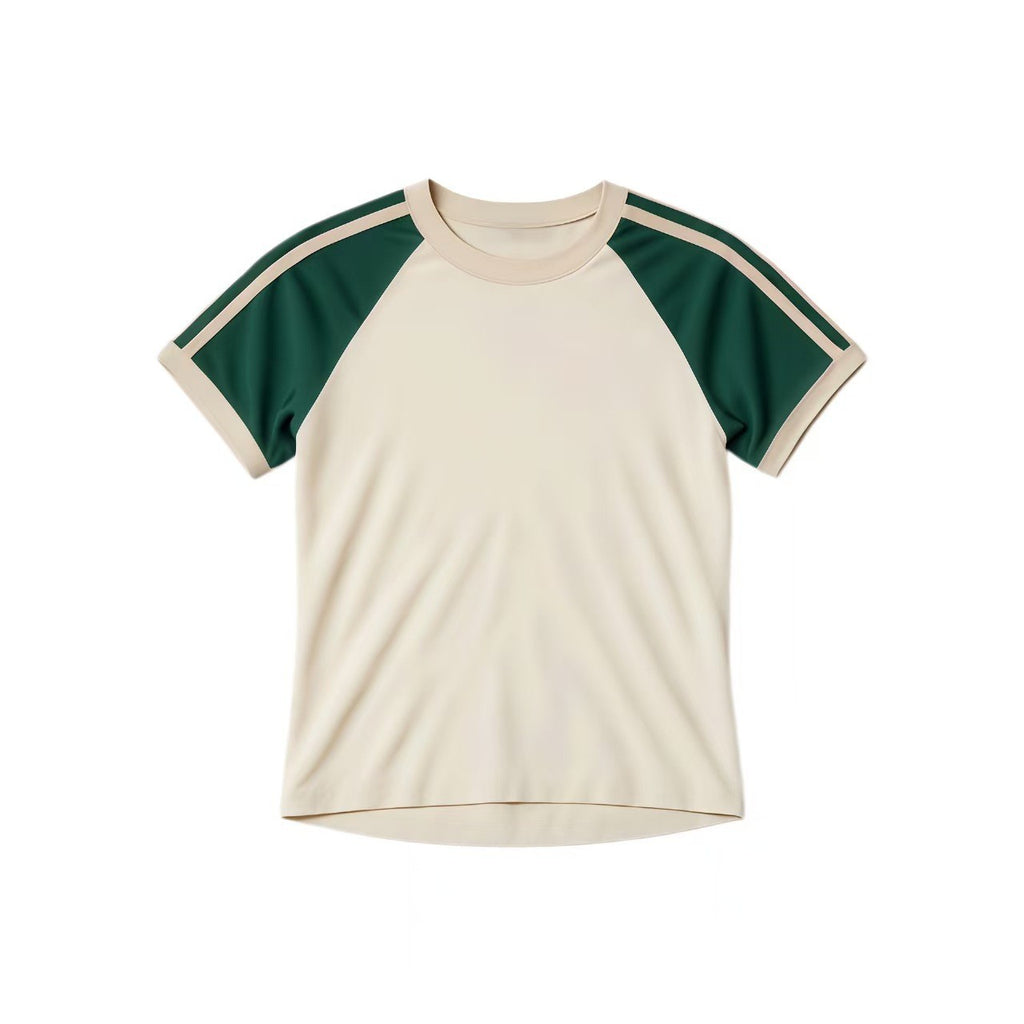 Contrast Raglan Tee and Pleated Tennis Skort Set