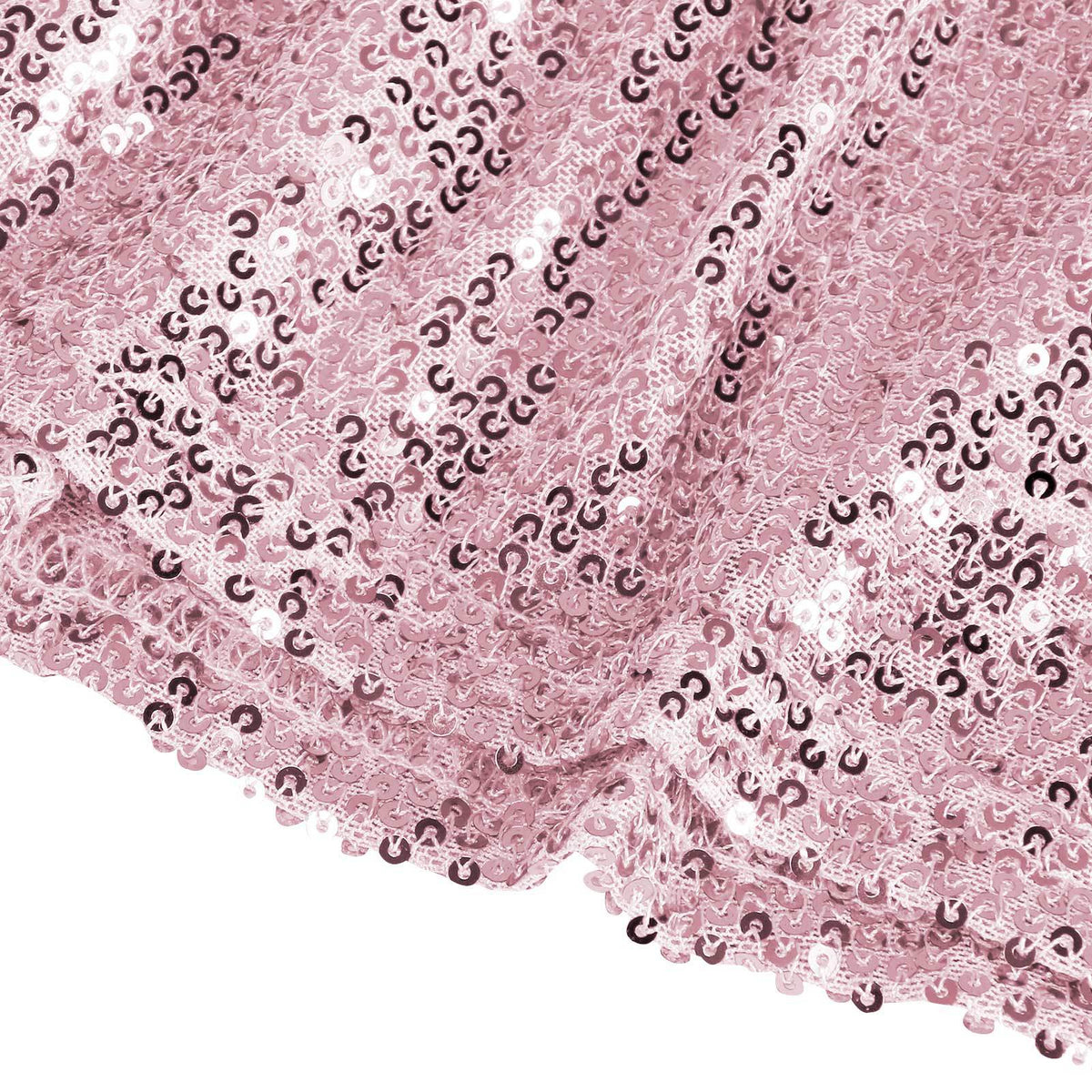 Ruffled Party Mini Skirt In All Over Sequins - Pink - 5