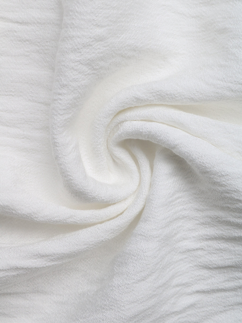Embossed Floral V Neck Short Sleeve Top - White - 2