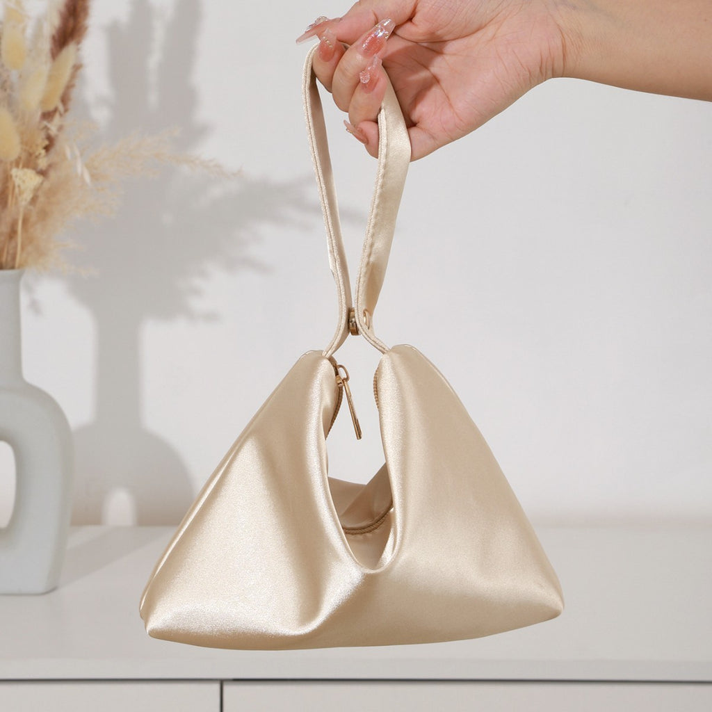 Triangle Pouch Wristlet Clutch Bag
