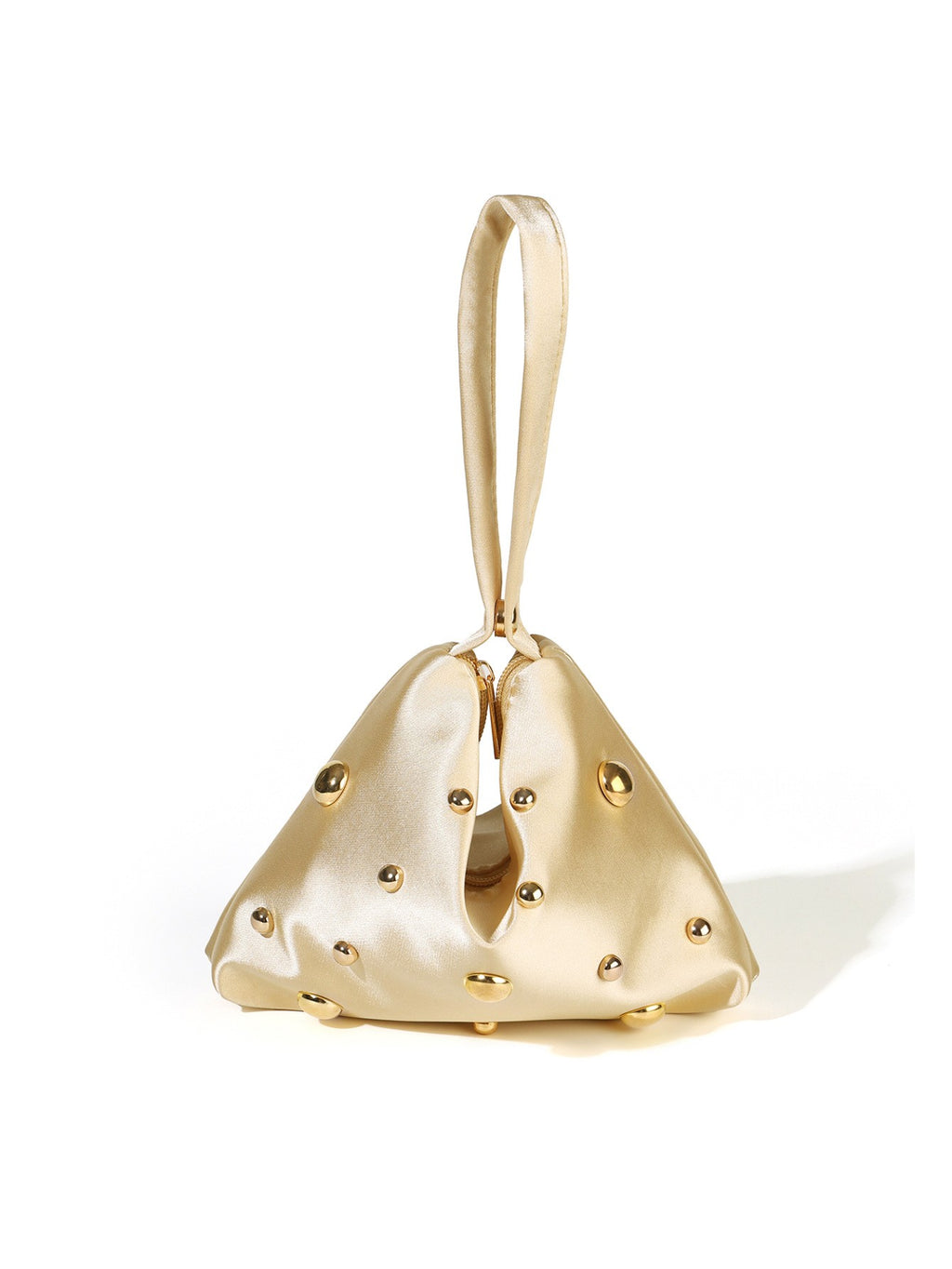 Triangle Pouch Wristlet Clutch Bag