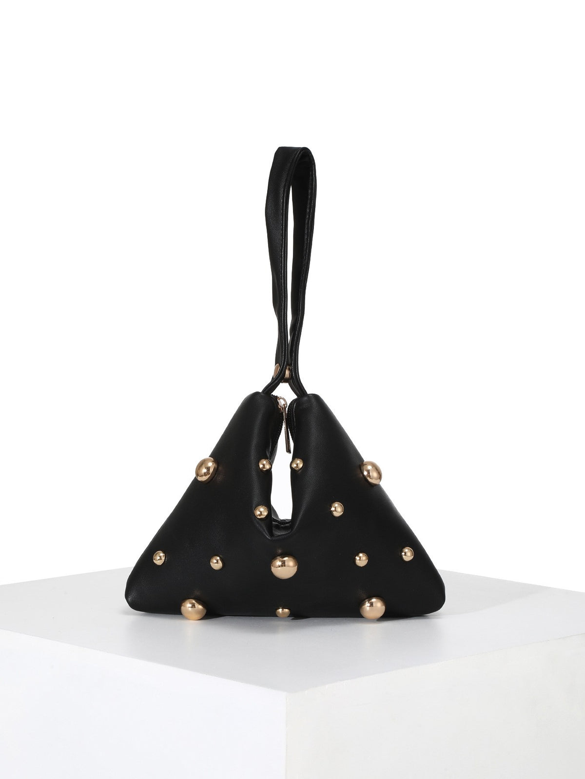 Triangle Pouch Wristlet Clutch Bag