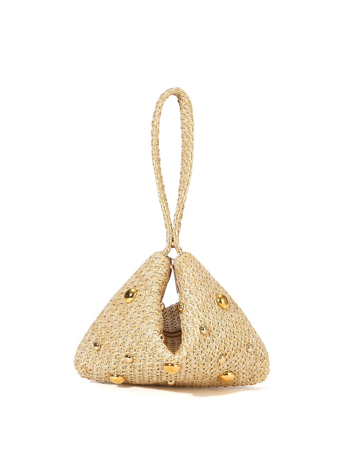 Triangle Pouch Wristlet Clutch Bag
