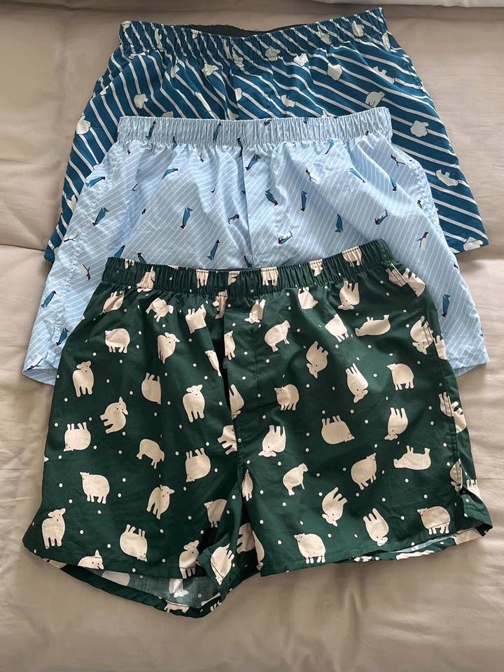 Fruit Print Cotton Boxer Shorts