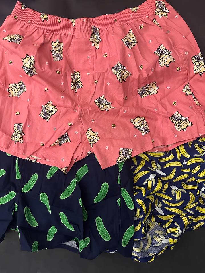 Fruit Print Cotton Boxer Shorts - view 4