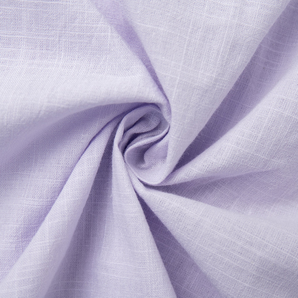 Puff Sleeve Wrap Midi Dress With Tie Waist - Purple - 3