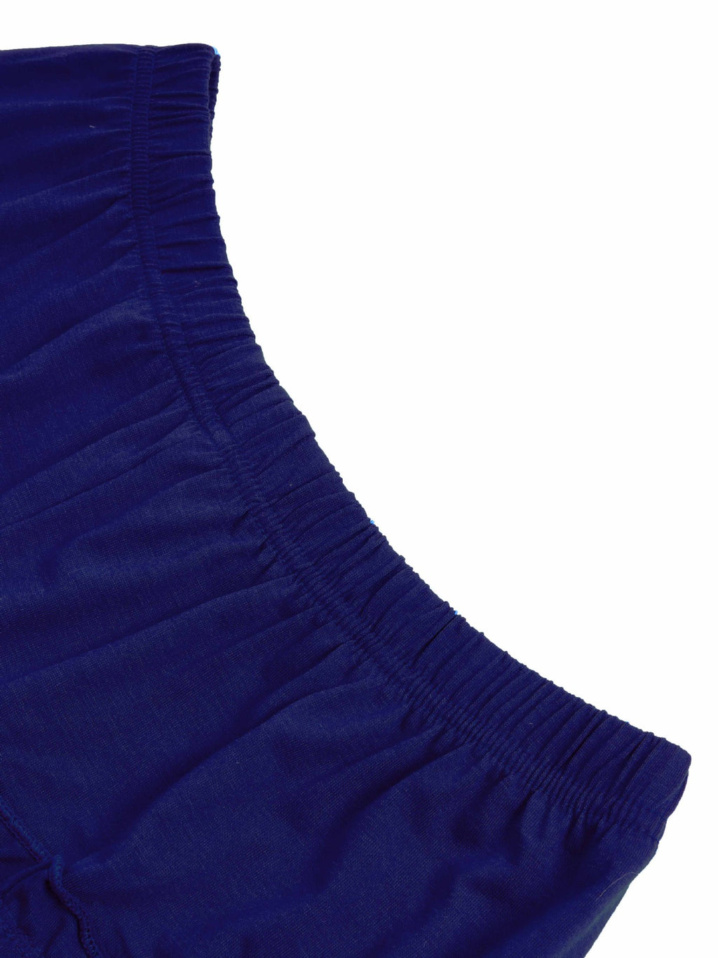 Tiered Ruffle Wide Leg Boho Palazzo Pants - Blue - 2