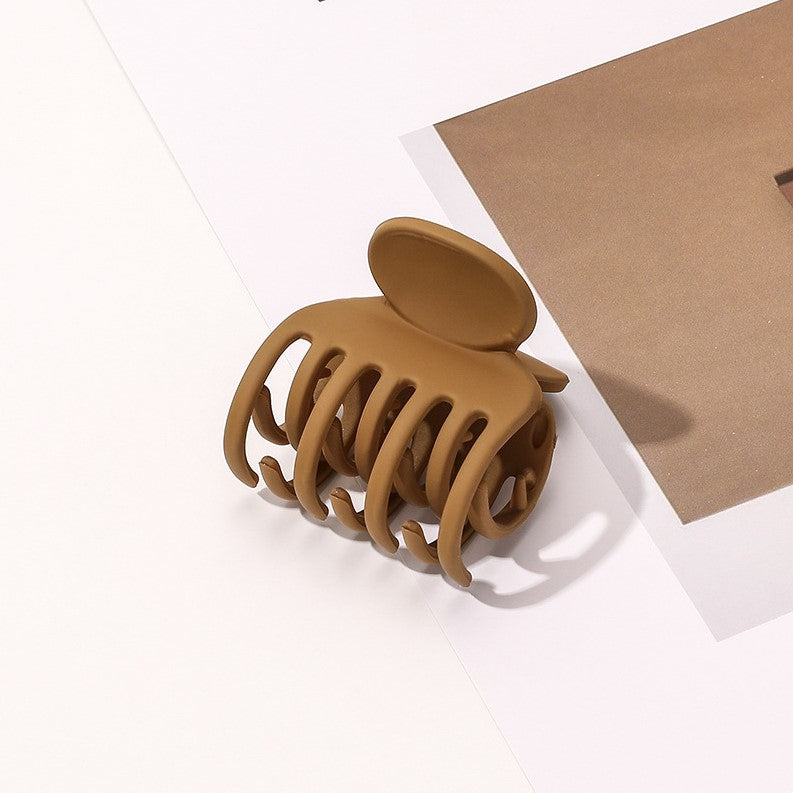 Matte Rectangular Jaw Hair Claw Clip - ginger