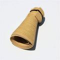 Packable Straw Sun Visor With Bow Detail - Khaki