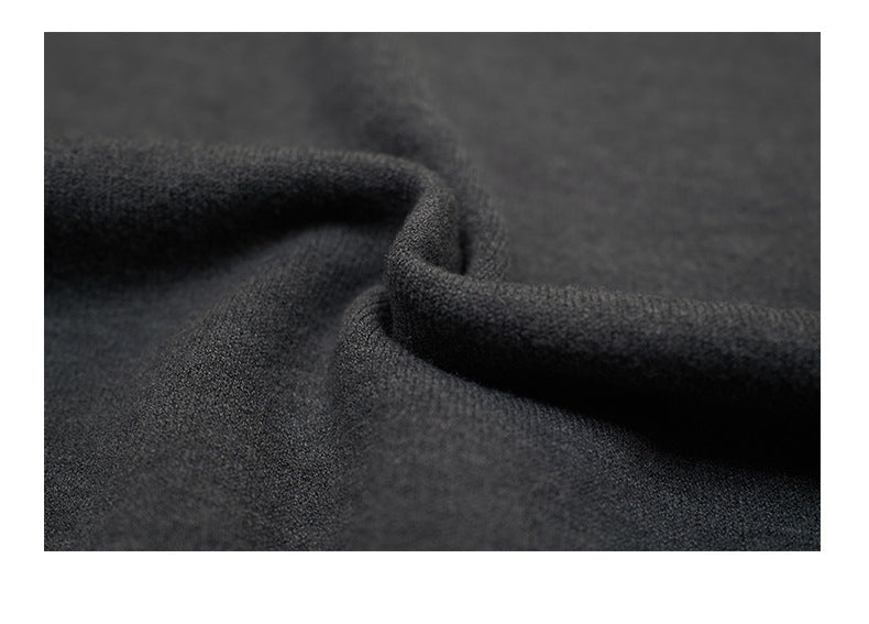 Fine Knit Long Sleeve Polo Shirt - view 1