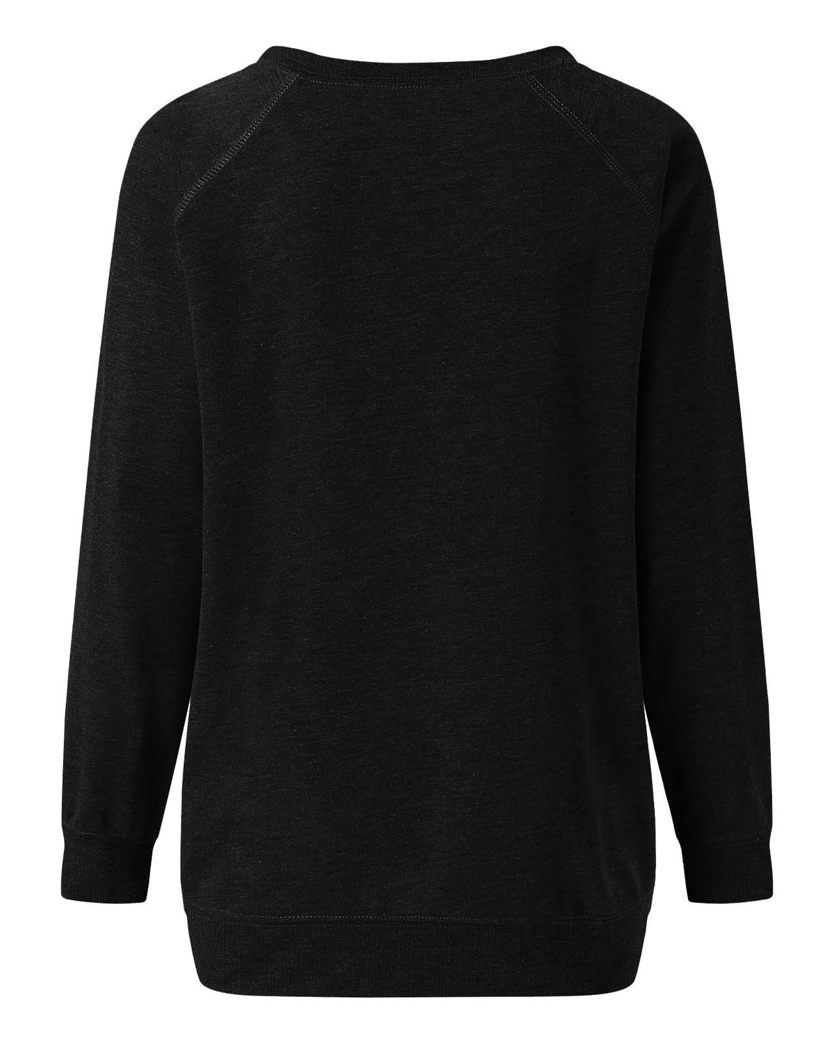 Leopard Plaid Heart Graphic Raglan Sweatshirt - C1 - 1