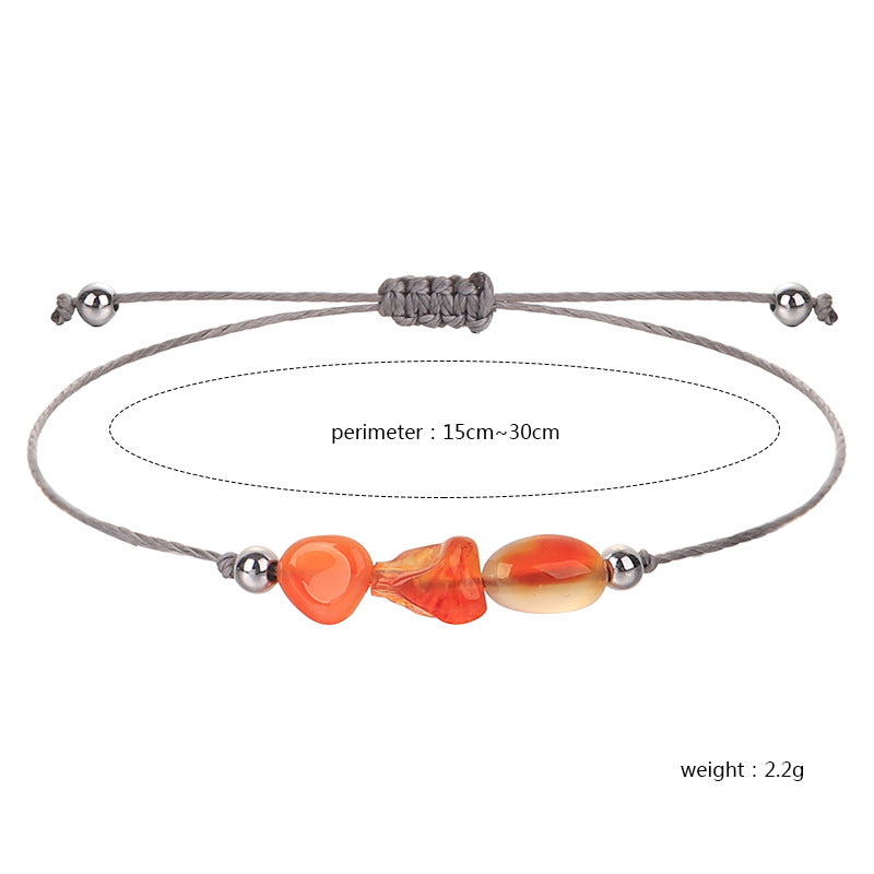 Birthstone Chip Adjustable Cord Bracelet - view 3