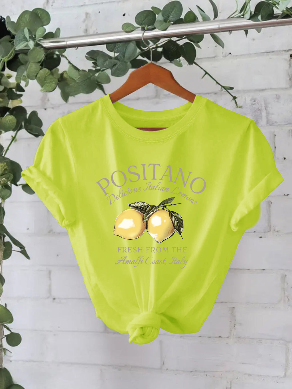 Italian Riviera Lemon Graphic Tee - Acid