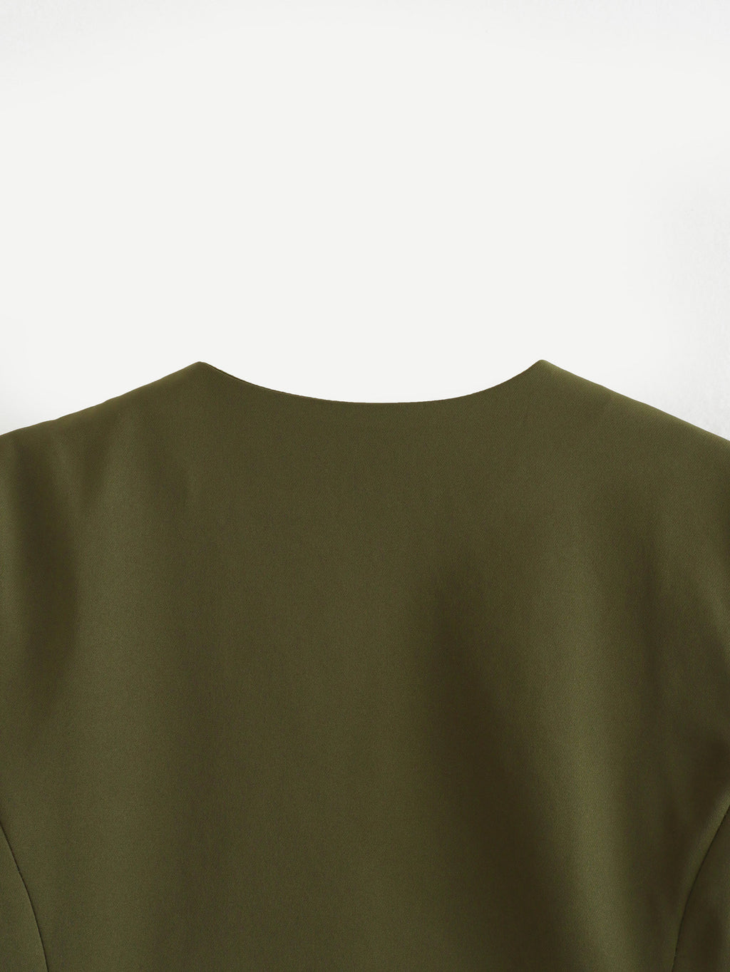 Asymmetric Button Front Sleeveless Tank Top - Green - 8