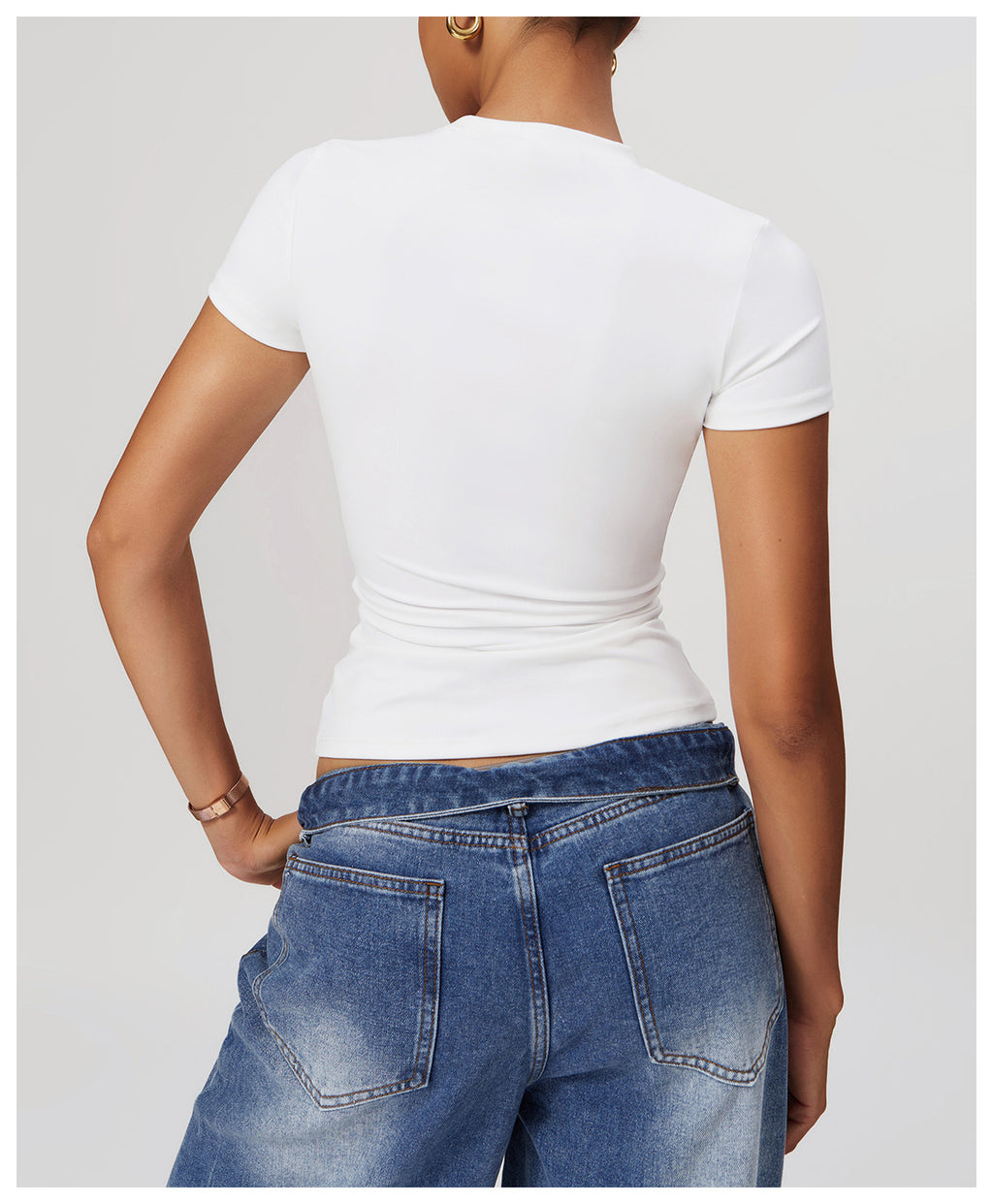 Second Skin Crew Neck Short Sleeve Tee - view 2
