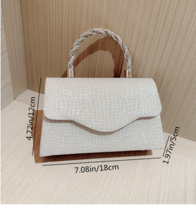 Rhinestone Mini Top Handle Evening Bag - view 1