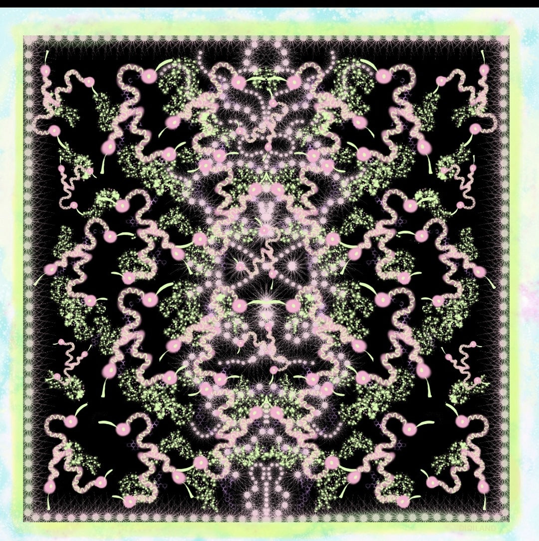 Western Horse Print Square Bandana Scarf - NO03
