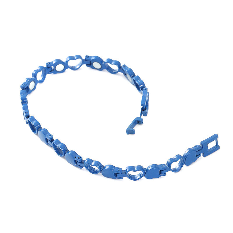 Magnetic Heart Link Adjustable Bracelet - view 1