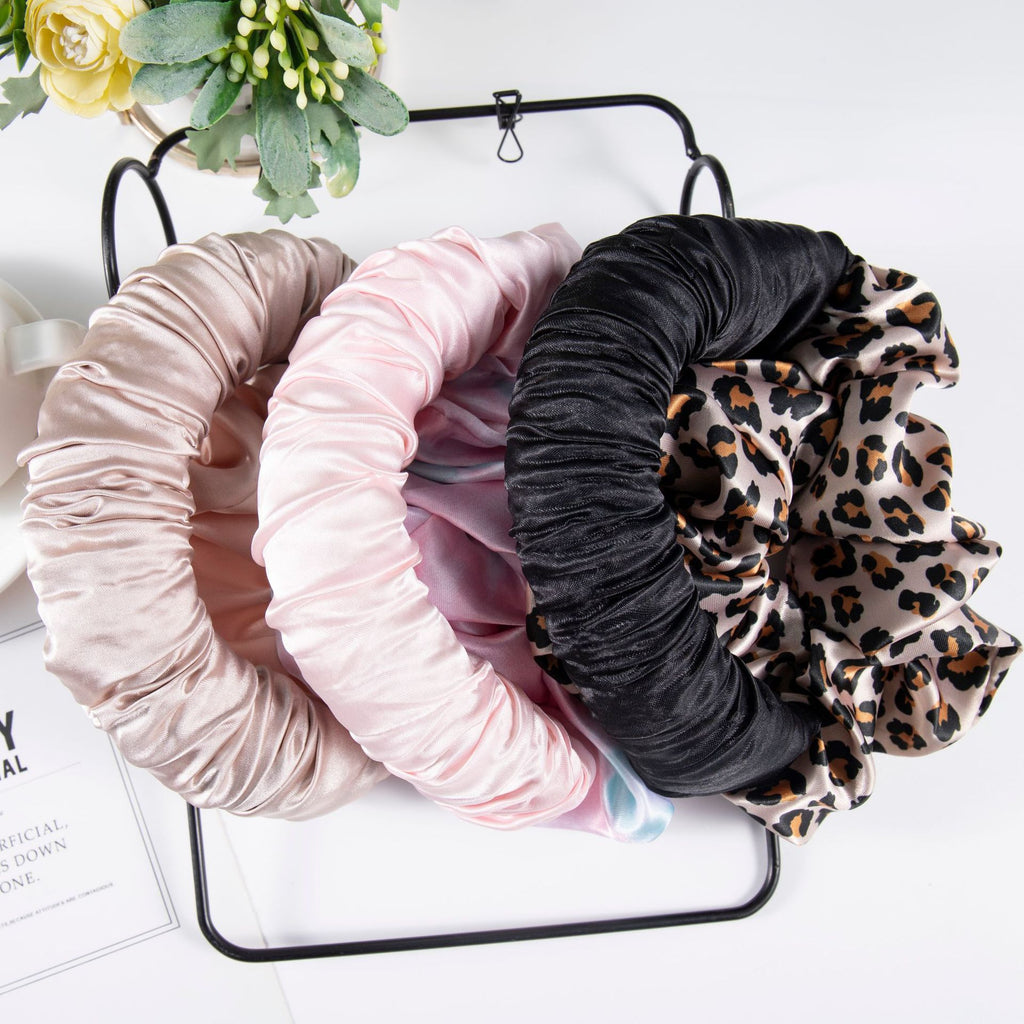 Oversized Satin Bun Cover Scrunchie - view 3