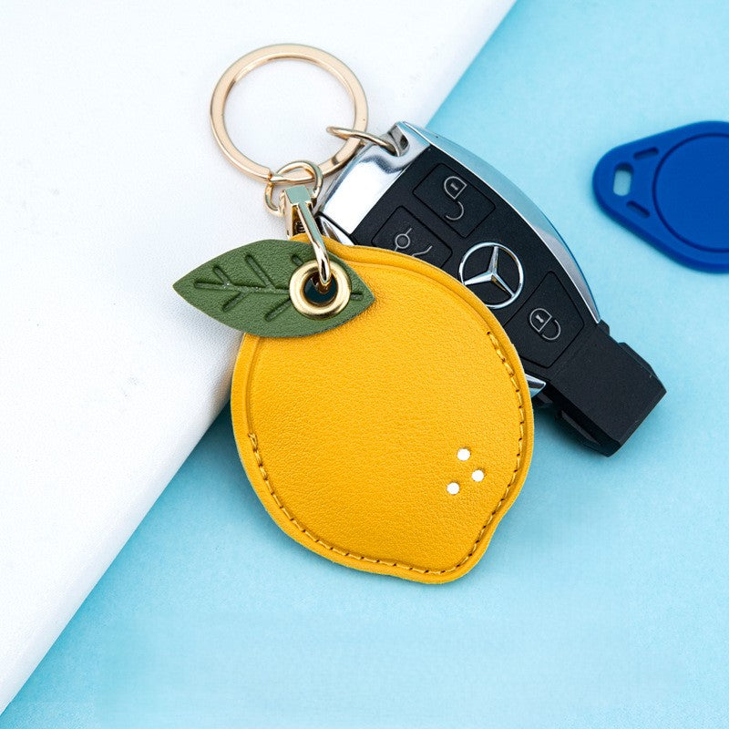 Fruit and Rice Ball Keyring Charm - Lemon - 1