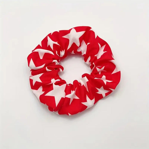 Americana Stars and Stripes Hair Scrunchie - Color 2