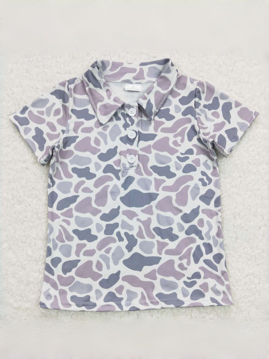 Short Sleeve Collared Polo Tee - BT0597