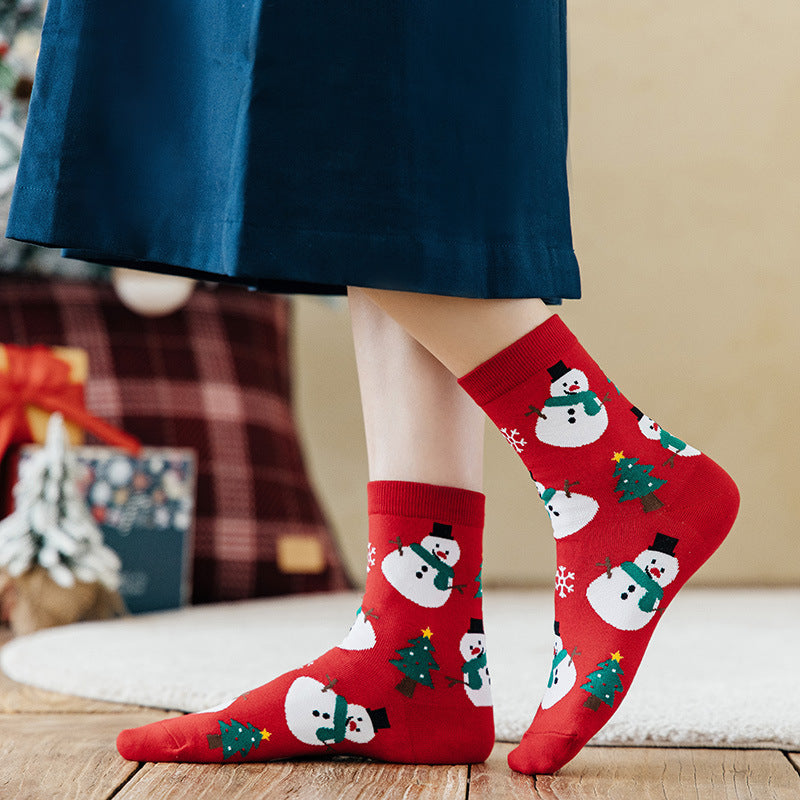 Festive Character Print Crew Socks - view 2