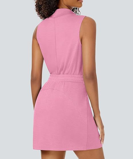 Mock Neck Tank and Skort Two Piece Set - view 12