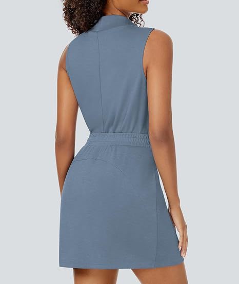 Mock Neck Tank and Skort Two Piece Set - view 6