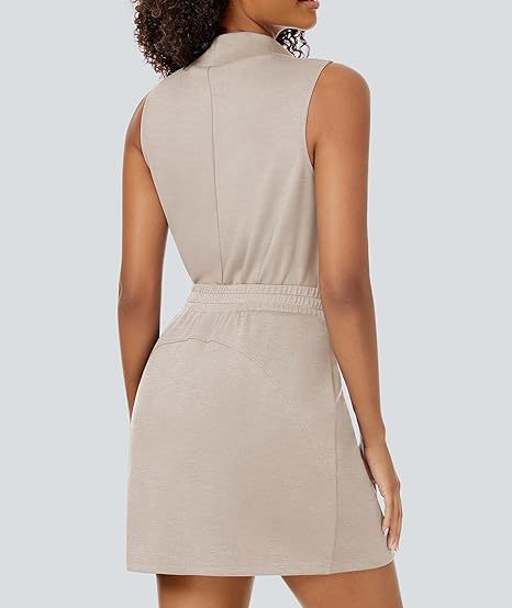 Mock Neck Tank and Skort Two Piece Set - view 8