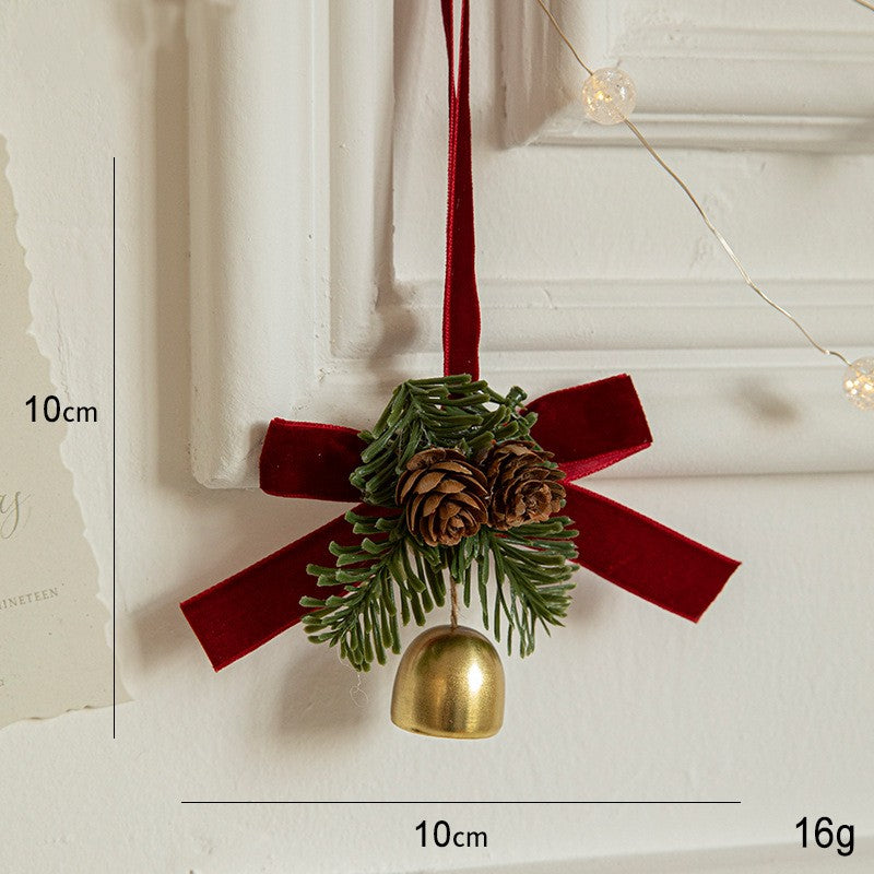 Christmas Bell Ornaments and Mini Wreath Hangers - C1