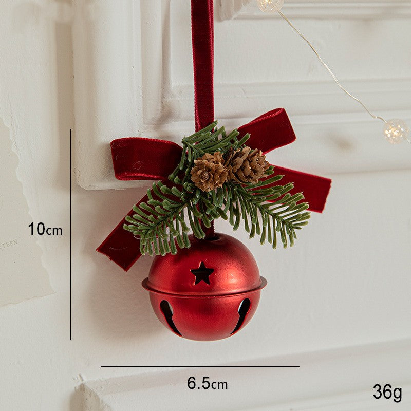 Christmas Bell Ornaments and Mini Wreath Hangers - C7