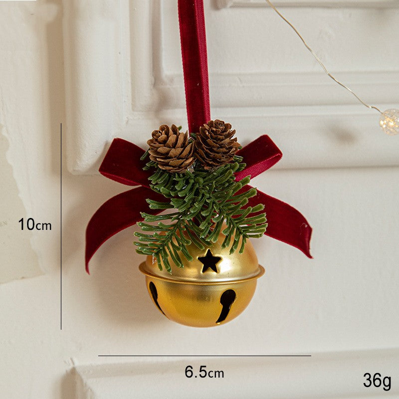 Christmas Bell Ornaments and Mini Wreath Hangers - C8