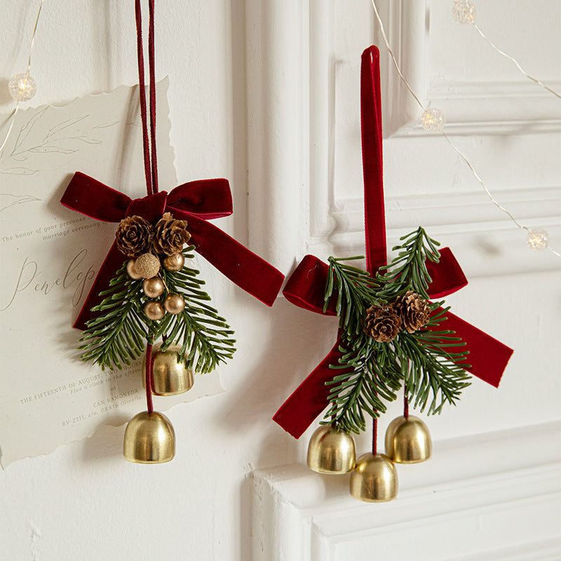 Christmas Bell Ornaments and Mini Wreath Hangers