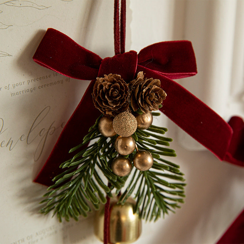 Christmas Bell Ornaments and Mini Wreath Hangers - view 1